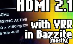 Featured image of post Get HDMI 2.1 in Bazzite (mostly)