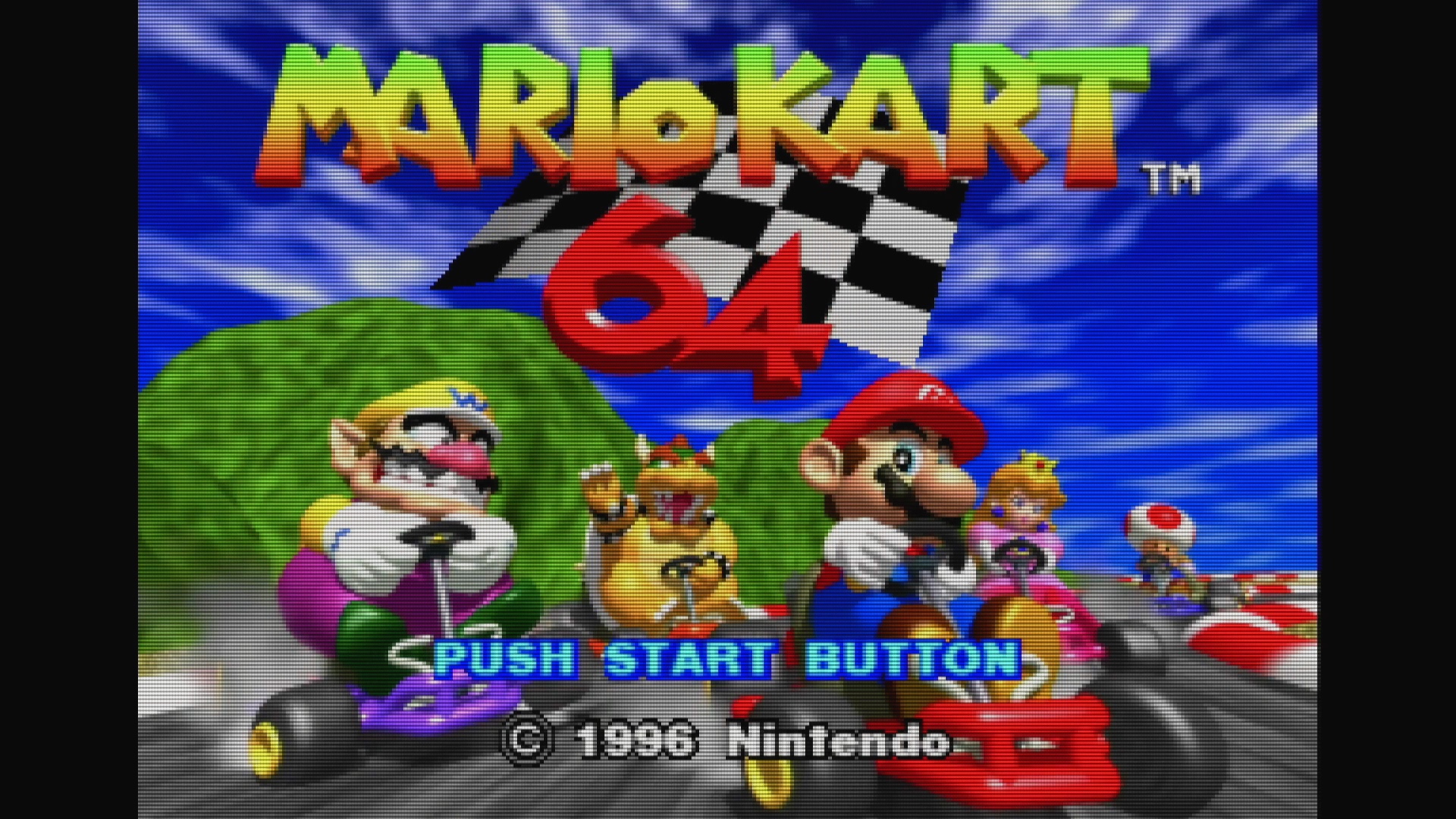 Screenshot: Mario Kart 64