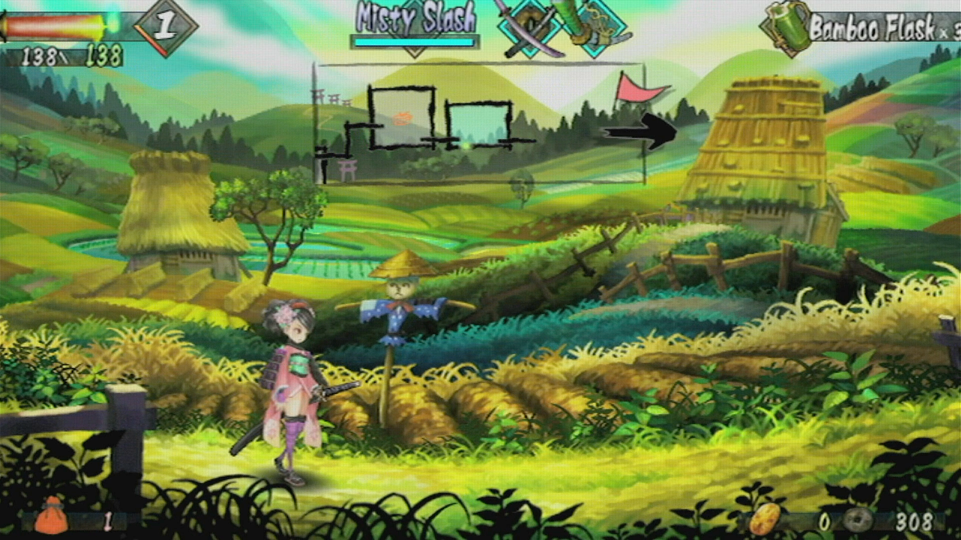 Screenshot of Muramasa: The Demon blade