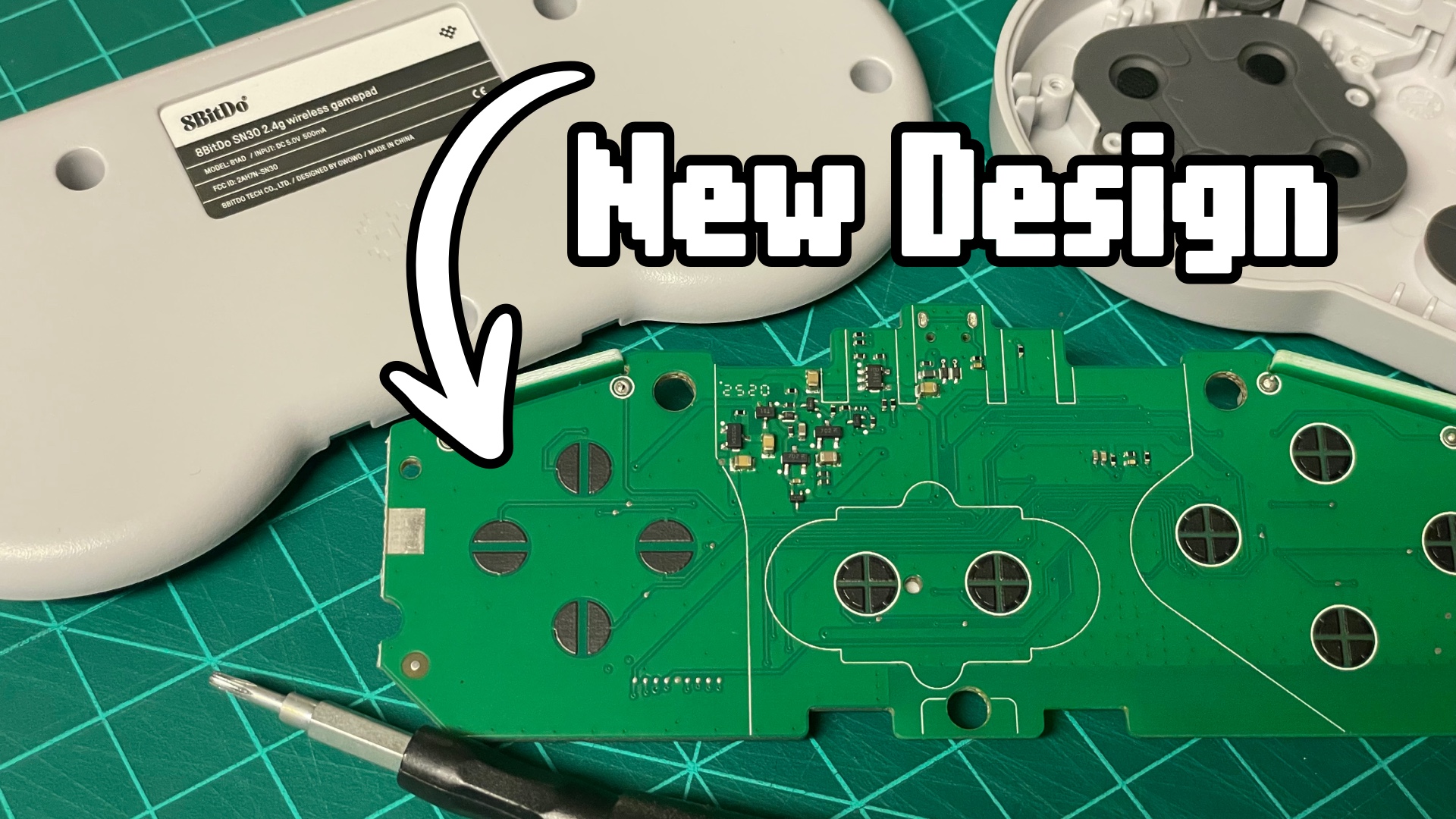 New controller PCB contacts